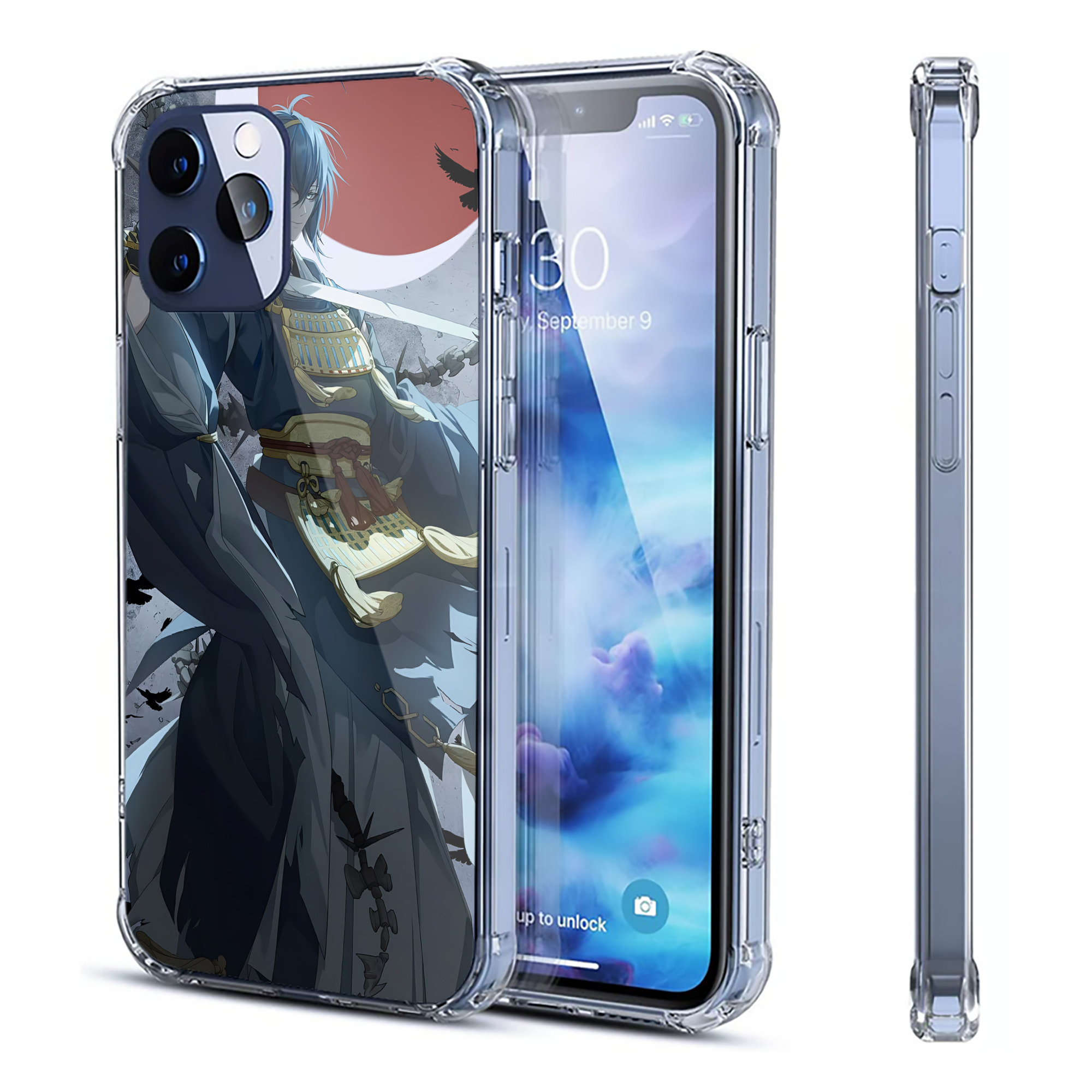 （画像用） 刀剣乱舞 Touken Ranbu 【iPhone 12シリーズ対応】透明スマホケース（クリアソフトケース）